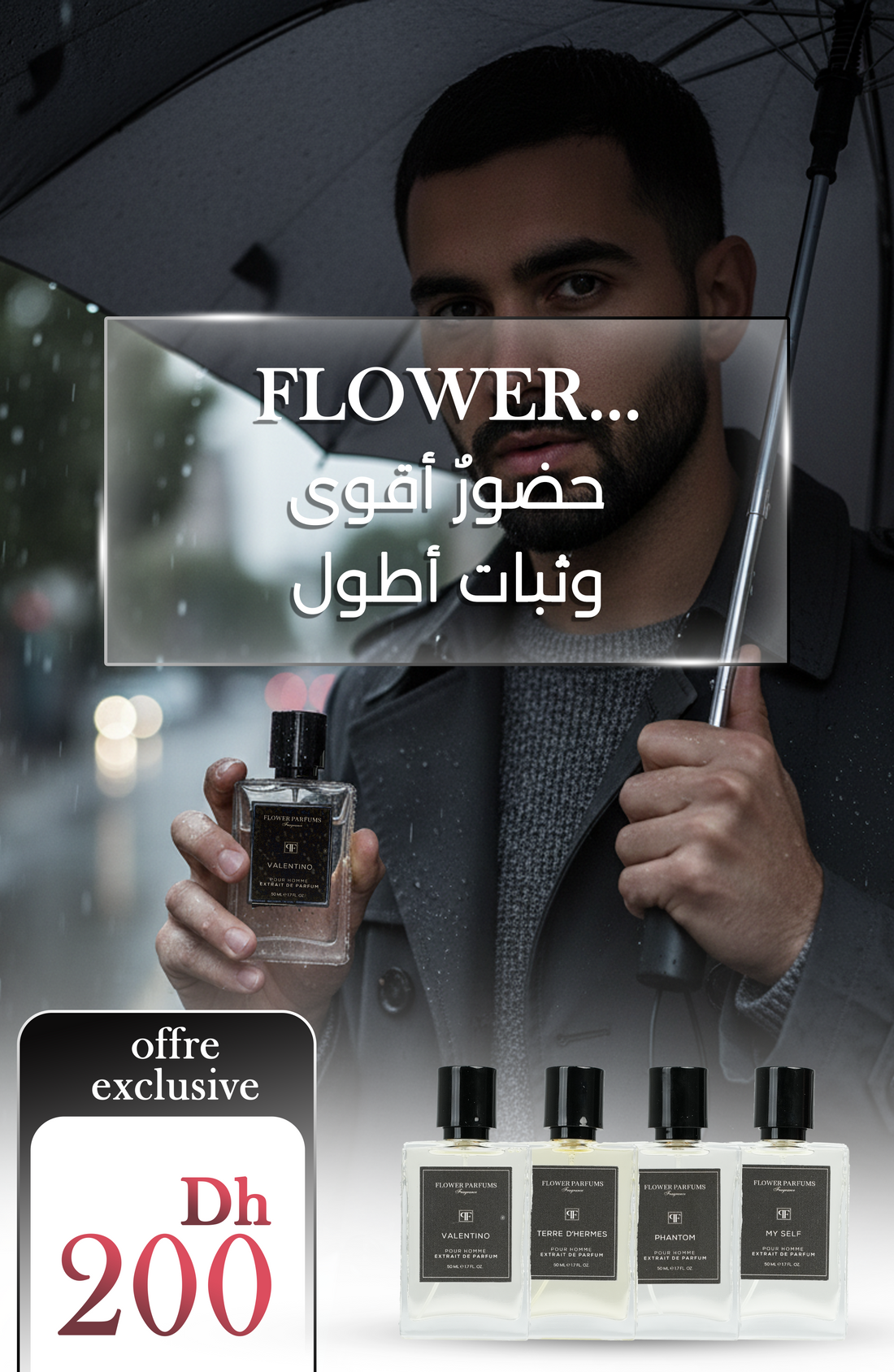 Pack Hiver 4 parfums H 50ml