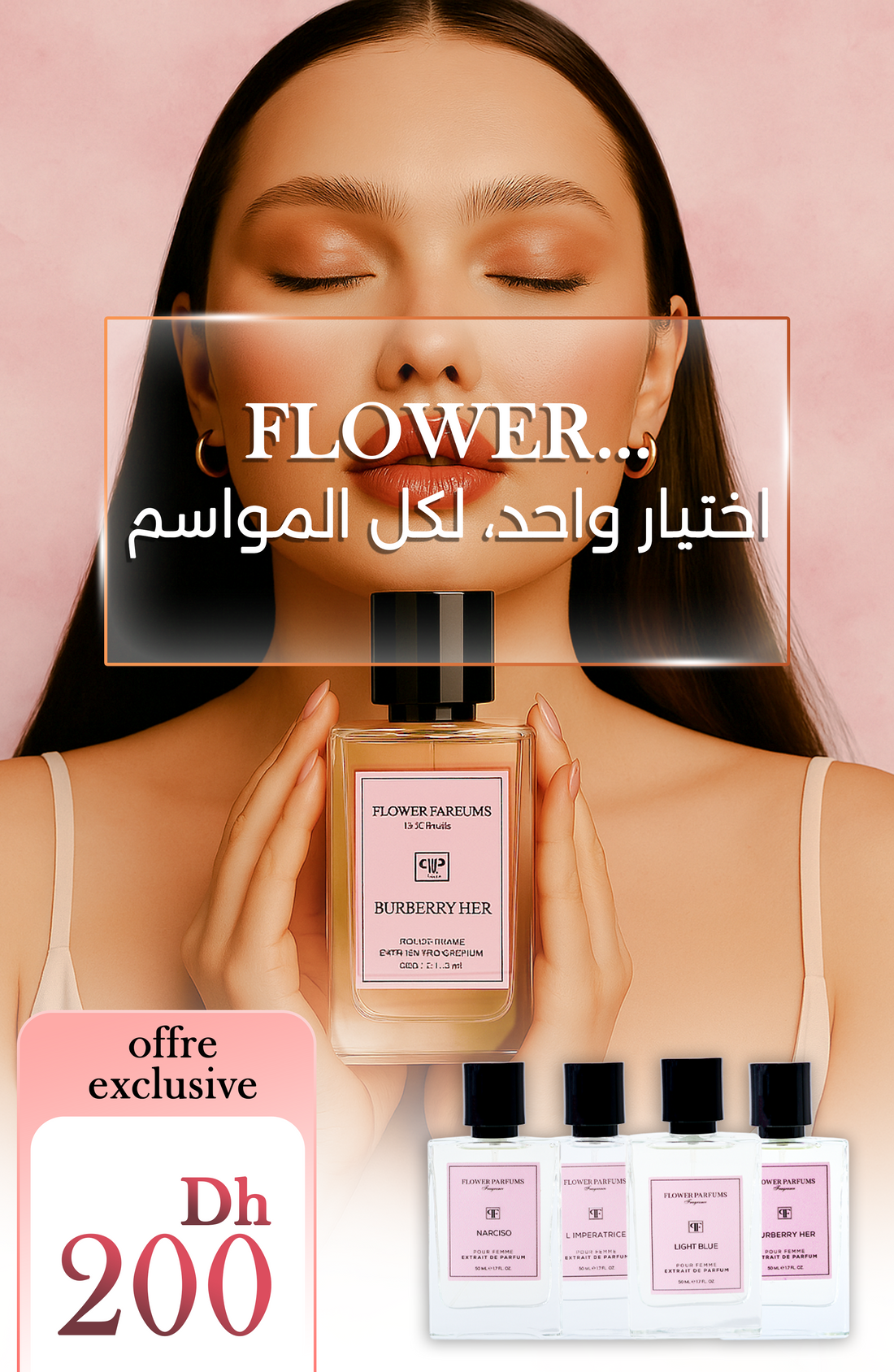 Pack 4 parfums F 50ml