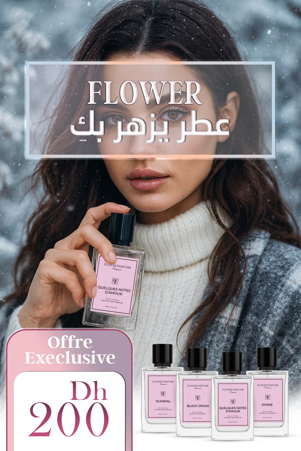 Pack Hiver 4 parfums F 50ml